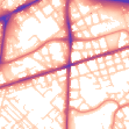 Daytime road noise heatmap for M15 4DR