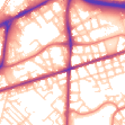 Daytime road noise heatmap for M15 4DS