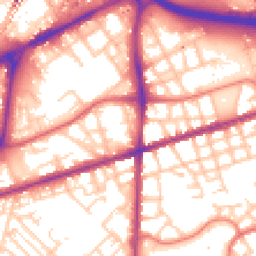 Daytime road noise heatmap for M15 4DT