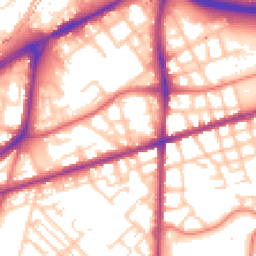 Daytime road noise heatmap for M15 4DU