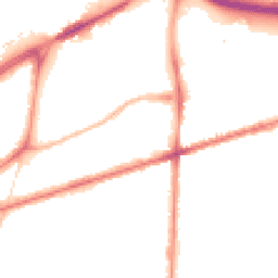 Night-time road noise heatmap for M15 4DU