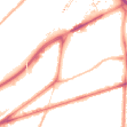 Night-time road noise heatmap for M15 4EF