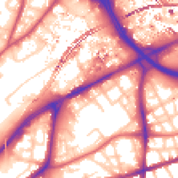 Daytime road noise heatmap for M15 4FS