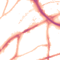 Night-time road noise heatmap for M15 4FS