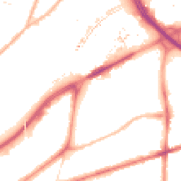 Night-time road noise heatmap for M15 4FZ