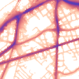 Daytime road noise heatmap for M15 4GW