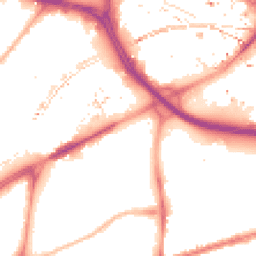 Night-time road noise heatmap for M15 4HH