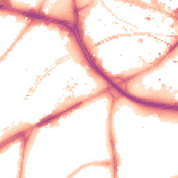 Night-time road noise heatmap for M15 4JZ