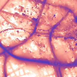 Daytime road noise heatmap for M15 4PS