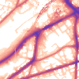 Daytime road noise heatmap for M15 4YH