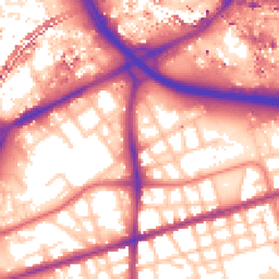 Daytime road noise heatmap for M15 5AH