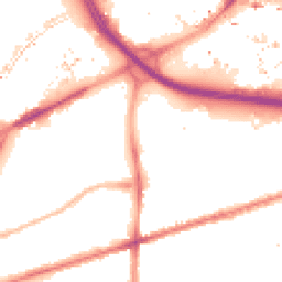 Night-time road noise heatmap for M15 5AH