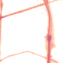 Night-time road noise heatmap for M15 5DJ