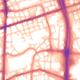 Daytime road noise heatmap for M15 5EL