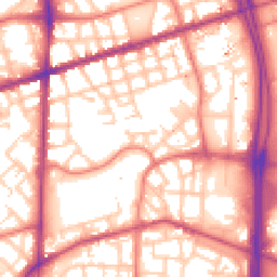 Daytime road noise heatmap for M15 5EP