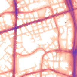 Daytime road noise heatmap for M15 5ET