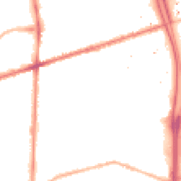 Night-time road noise heatmap for M15 5ET