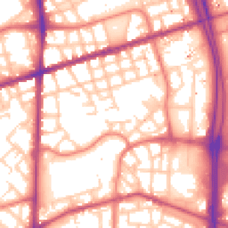 Daytime road noise heatmap for M15 5EW