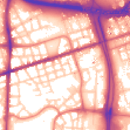 Daytime road noise heatmap for M15 5FX