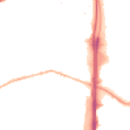 Night-time road noise heatmap for M15 5JN
