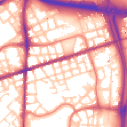 Daytime road noise heatmap for M15 5JW