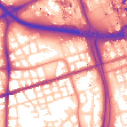 Daytime road noise heatmap for M15 5LA