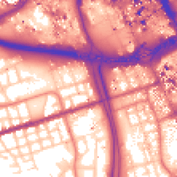 Daytime road noise heatmap for M15 5LE
