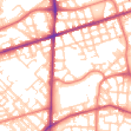 Daytime road noise heatmap for M15 5LL