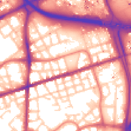 Daytime road noise heatmap for M15 5LZ