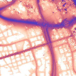 Daytime road noise heatmap for M15 5ND