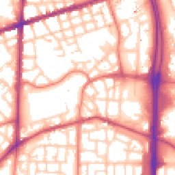 Daytime road noise heatmap for M15 5PL