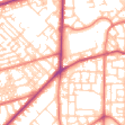 Daytime road noise heatmap for M15 5PP