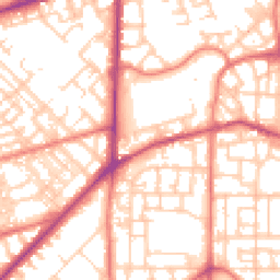 Daytime road noise heatmap for M15 5PQ