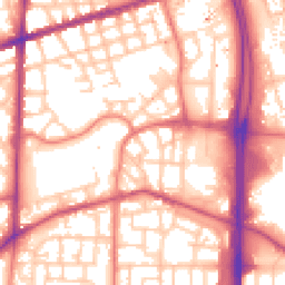 Daytime road noise heatmap for M15 5PR