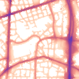 Daytime road noise heatmap for M15 5QR