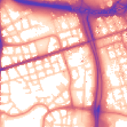 Daytime road noise heatmap for M15 5RG