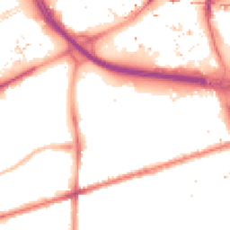 Night-time road noise heatmap for M15 5RS