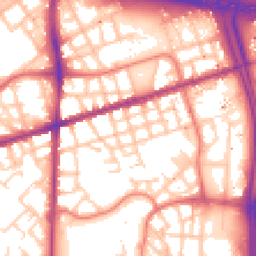 Daytime road noise heatmap for M15 5TG