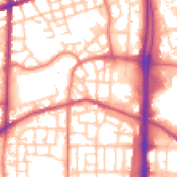 Daytime road noise heatmap for M15 5WB