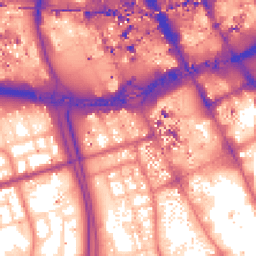 Daytime road noise heatmap for M15 6DA