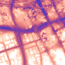 Daytime road noise heatmap for M15 6DE