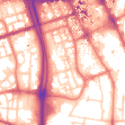 Daytime road noise heatmap for M15 6EL