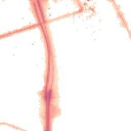Night-time road noise heatmap for M15 6EN