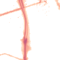 Night-time road noise heatmap for M15 6EZ