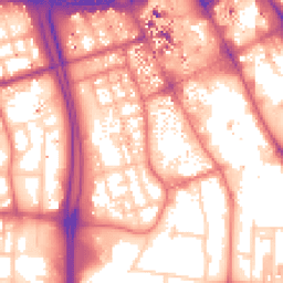 Daytime road noise heatmap for M15 6FJ