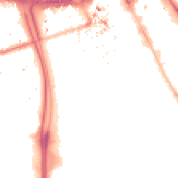 Night-time road noise heatmap for M15 6FJ