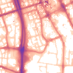 Daytime road noise heatmap for M15 6FN