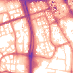 Daytime road noise heatmap for M15 6GA