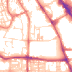 Daytime road noise heatmap for M15 6GD