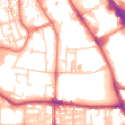 Daytime road noise heatmap for M15 6GF
